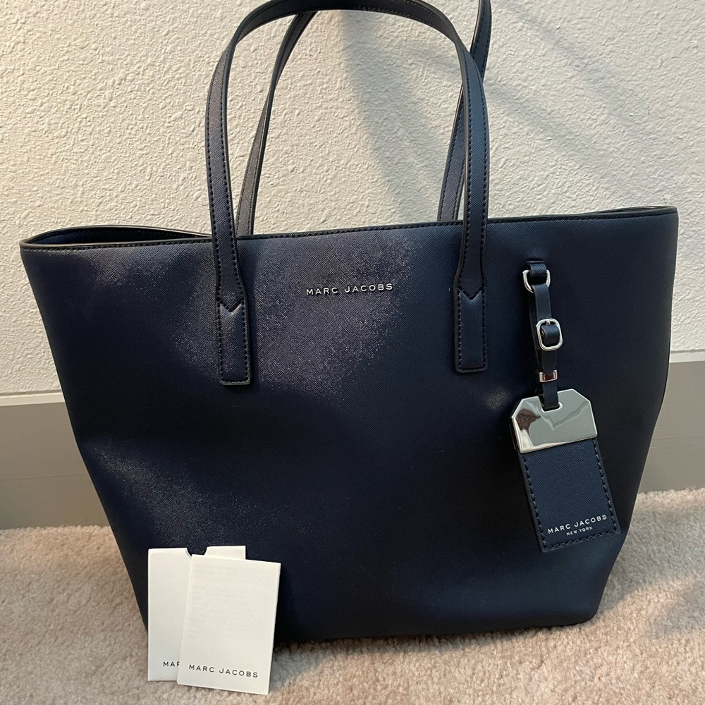 Marc Jacobs Navy Tote Bag Purse